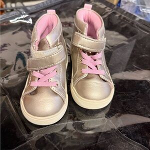 See Kai Run Pink and Gold Sneakers for Kids